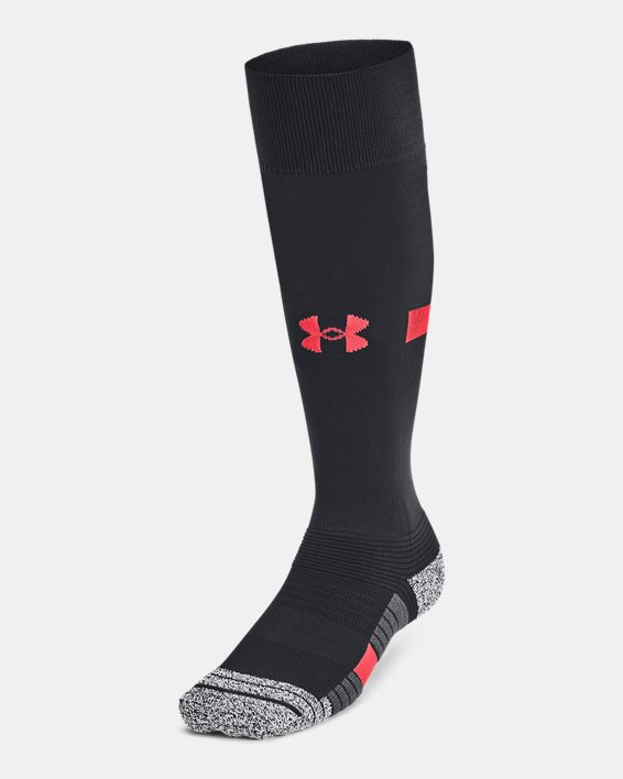 Unisex UA Magnetico Pocket Over-The-Calf Socks, Black, pdpMainDesktop image number 1